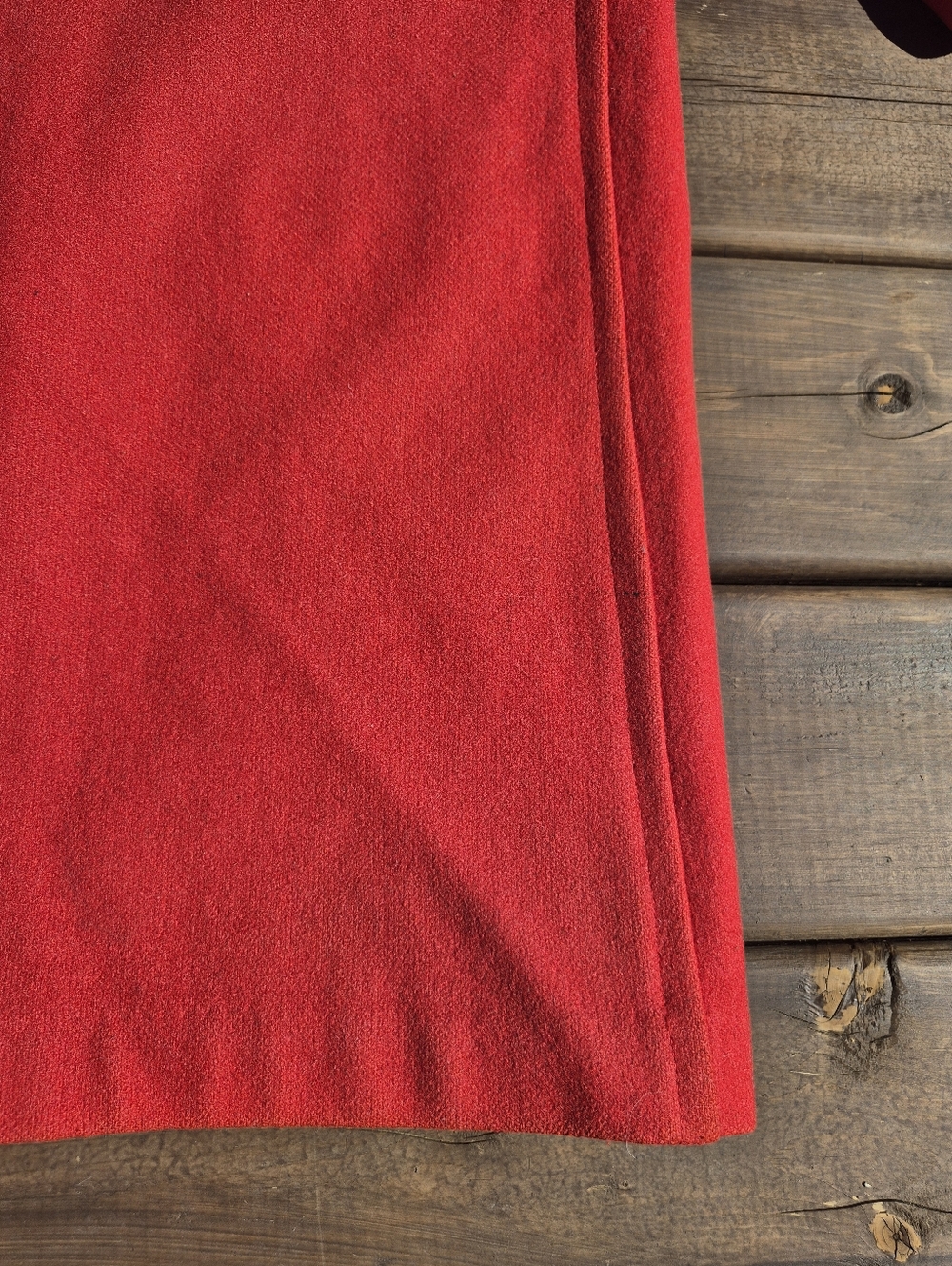 Vintage Red Wool Duffle Coat Size Large - Picture 5 of 13